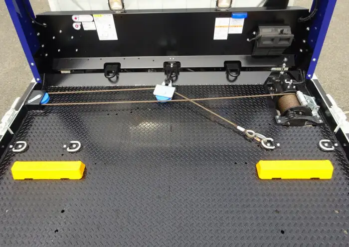 三菱 キャンター 小型 車両重機運搬 ラジコン ウインチの中古トラック画像9