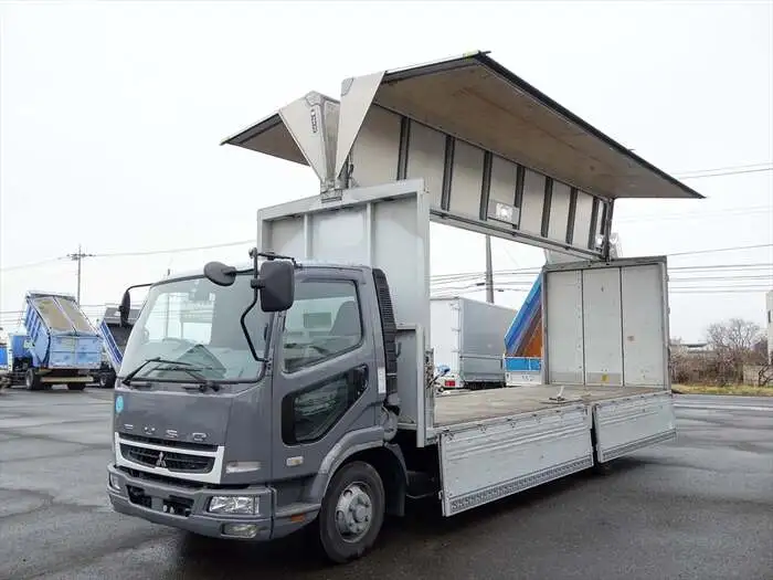 三菱 ファイター 中型/増トン ウイング 床鉄板 3枚観音の中古トラック画像9
