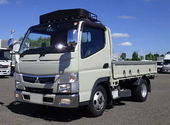 三菱 キャンター 小型 平ボディ 床鉄板 TPG-FBA20の中古トラック画像1