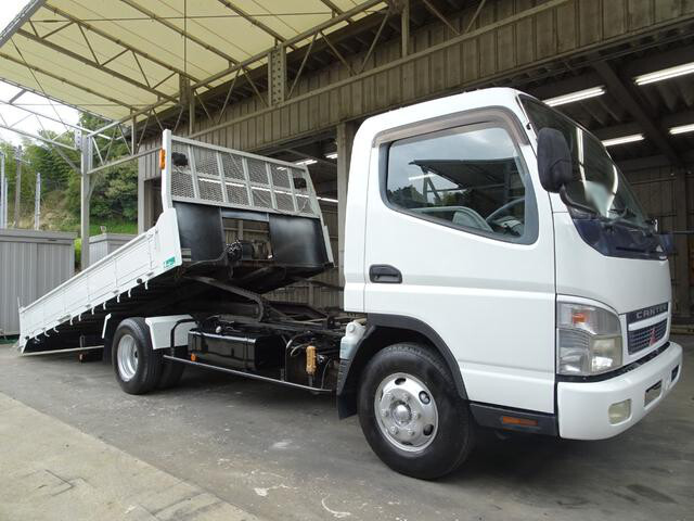 三菱 キャンター 小型 車両重機運搬 セーフティーローダー PA-FE83DEN
