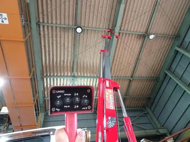 三菱 キャンター 小型 クレーン付 横置簡易クレーン 4段の中古トラック画像9