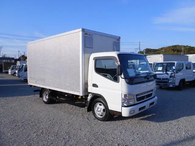 三菱 キャンター 小型 アルミバン 床鉄板 PA-FE82DEV の中古トラック【車両No.132285】