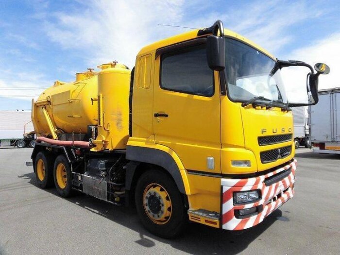 三菱 スーパーグレート 大型 タンク車 バキューム QKG-FV50VX|画像2