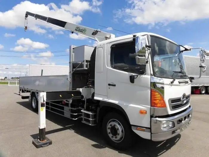 日野 レンジャー 中型/増トン クレーン付 アルミブロック エアサスの中古トラック画像2