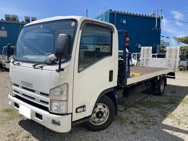 いすゞ エルフ 小型 車両重機運搬 ウインチ TKG-NPR85ANの中古トラック画像1
