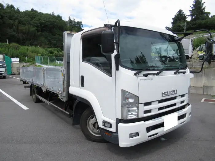 いすゞ フォワード 中型/増トン 平ボディ アルミブロック エアサスの中古トラック画像2