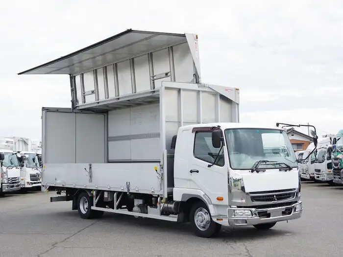 三菱 ファイター 中型/増トン ウイング エアサス ベッドの中古トラック画像8