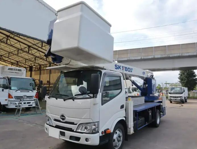 日野 デュトロ 小型 高所・建柱車 高所作業車 電工仕様の中古トラック画像1