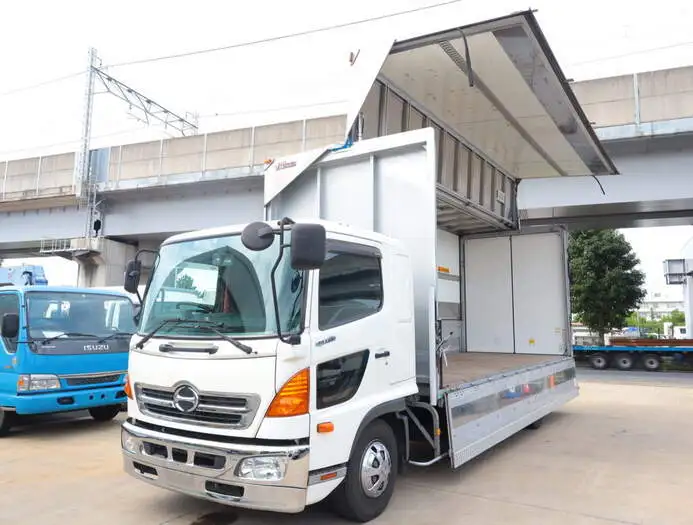 日野 レンジャー 中型/増トン ウイング パワーゲート ベッド の中古トラック【車両No.132678】