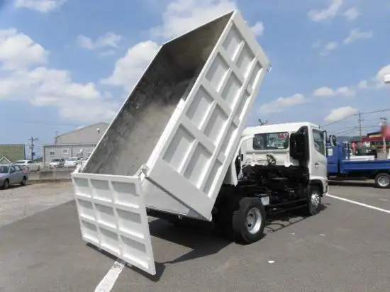 日野 レンジャー 中型/増トン ダンプ 土砂禁 ステンレス張りの中古トラック画像4