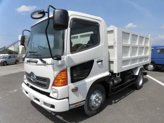 日野 レンジャー 中型/増トン ダンプ 土砂禁 ステンレス張り の中古トラック【車両No.132581】