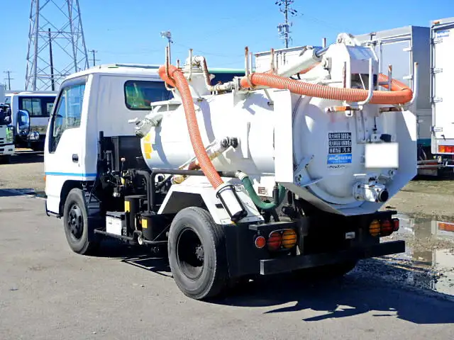 いすゞ エルフ 小型 タンク車 バキューム KK-NKR66EPの中古トラック画像2