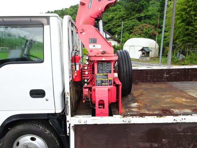 いすゞ エルフ 小型 クレーン付 横置簡易クレーン 4段|画像5