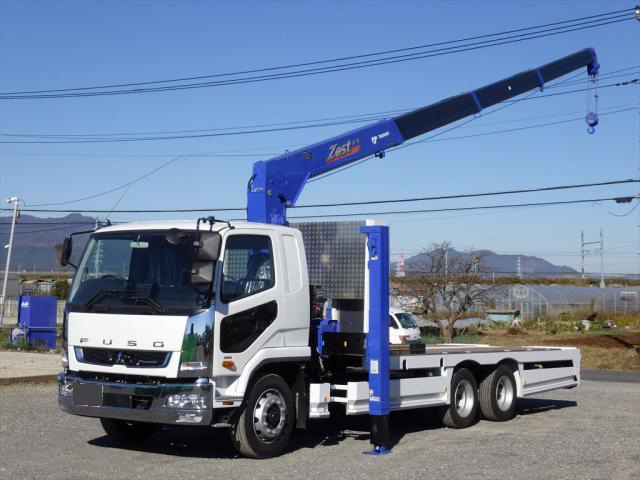 三菱 ファイター 中型/増トン 車両重機運搬 セルフローダー 2DG-FQ62F