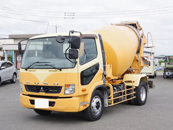 三菱 ファイター 中型/増トン ミキサー・ポンプ QKG-FK72FZ H25の中古トラック画像1