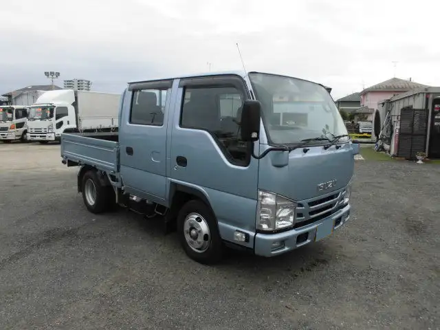 いすゞ エルフ 小型 平ボディ Wキャブ TRG-NJR85Aの中古トラック画像2