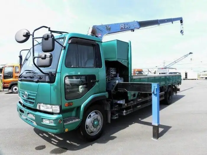 日産UD コンドル 中型/増トン クレーン付 床鉄板 4段 の中古トラック【車両No.132637】