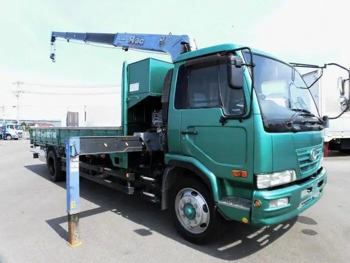 日産UD コンドル 中型/増トン クレーン付 床鉄板 4段の中古トラック画像2