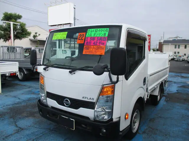 日産 アトラス 小型 平ボディ パワーゲート CBF-SQ1F24の中古トラック画像1