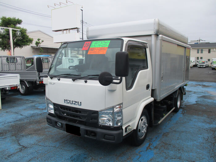 いすゞ エルフ 小型 アルミバン ボトルカー TPG-NKR85N|画像1