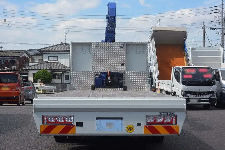 三菱 ファイター 中型/増トン 車両重機運搬 4段クレーン ラジコンの中古トラック画像3