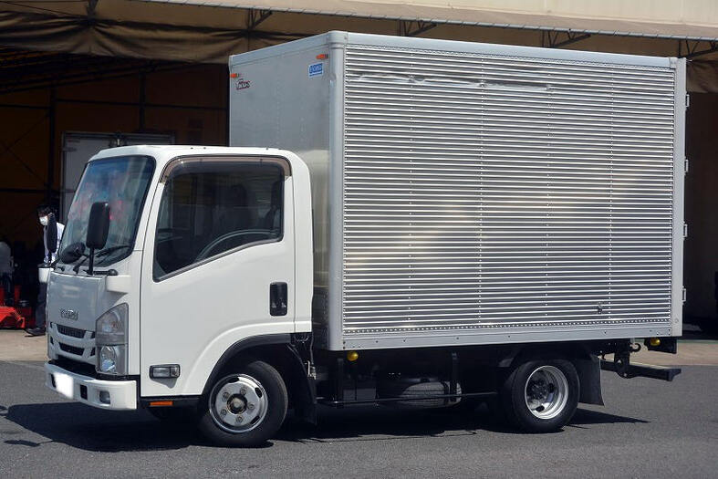 いすゞ エルフ 小型 アルミバン TRG-NLR85AN H29|画像1