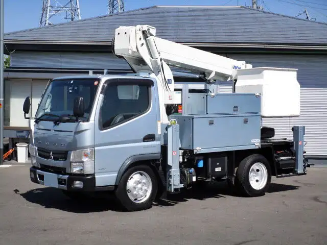 三菱 キャンター 小型 高所・建柱車 高所作業車 TKG-FEA80の中古トラック画像1