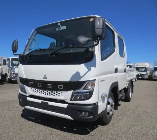 三菱 キャンター 小型 平ボディ Wキャブ 2RG-FBA20の中古トラック画像1