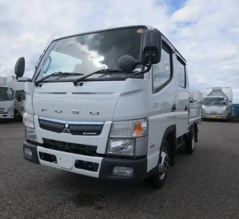 三菱 キャンター 小型 平ボディ Wキャブ TPG-FBA00 の中古トラック【車両No.132845】