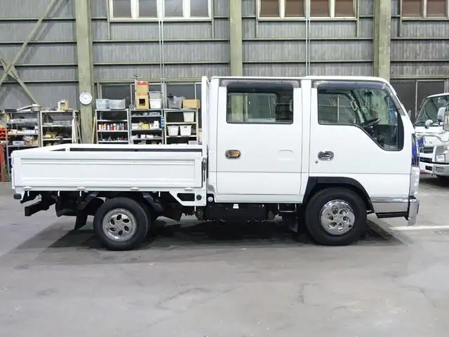 いすゞ エルフ 小型 平ボディ Wキャブ 床鉄板の中古トラック画像6