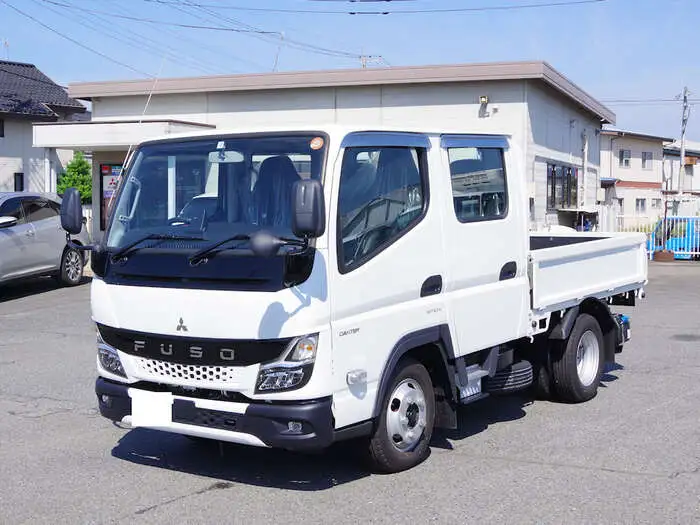 三菱 キャンター 小型 平ボディ Wキャブ 2RG-FBA20の中古トラック画像1