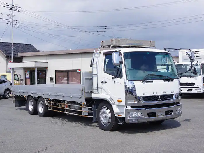 三菱 ファイター 中型/増トン 平ボディ 床鉄板 アルミブロックの中古トラック画像2