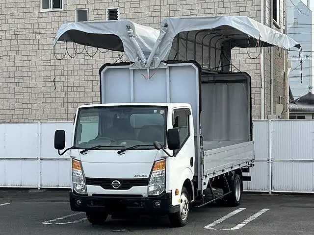 日産 アトラス 小型 ウイング 幌ウイング SKG-TZ3F24の中古トラック画像2