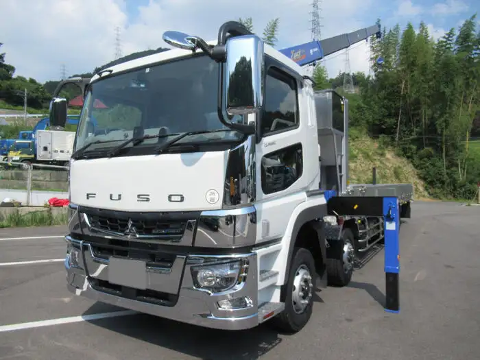 三菱 スーパーグレート 大型 クレーン付 アルミブロック 4段 の中古トラック【車両No.133250】