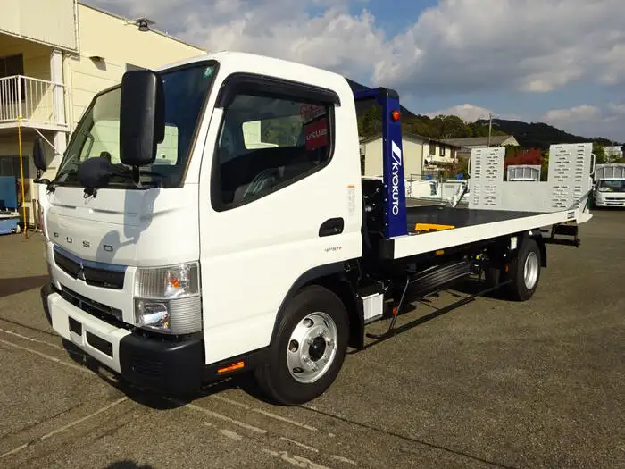 三菱 キャンター 小型 車両重機運搬 ラジコン ウインチの中古トラック画像1