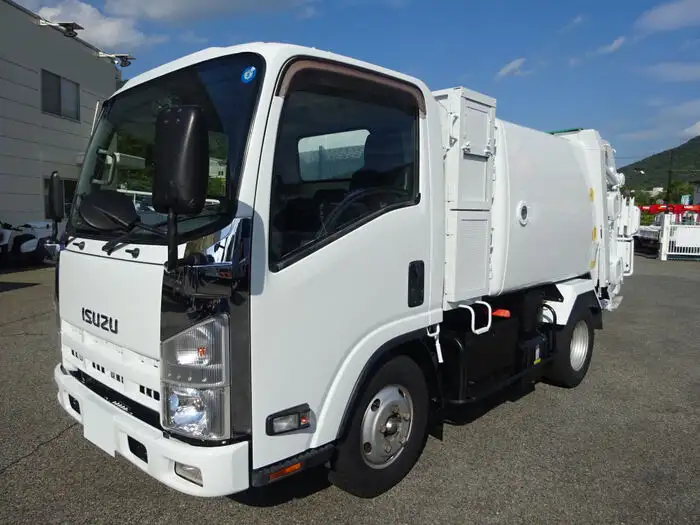 いすゞ エルフ 小型 パッカー車 回転ダンプ式 TKG-NMR85Nの中古トラック画像1