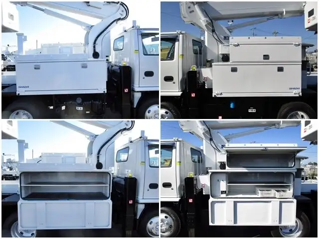 いすゞ エルフ 小型 高所・建柱車 高所作業車 SKG-NKR85Nの中古トラック画像14