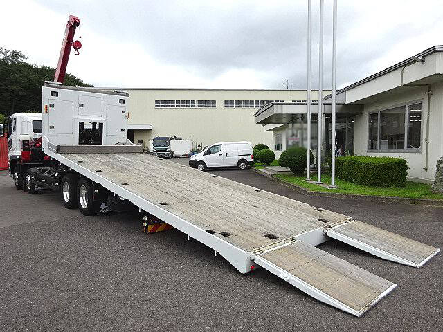 三菱 スーパーグレート 大型 車輌重機運搬 4段クレーン ラジコン|画像6
