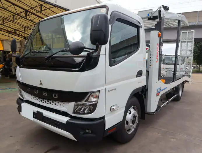 三菱 キャンター 小型 車両重機運搬 ラジコン ウインチの中古トラック画像1