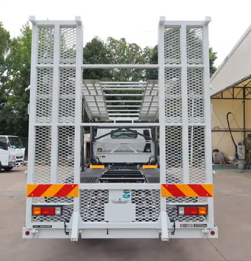 三菱 キャンター 小型 車両重機運搬 ラジコン ウインチの中古トラック画像4