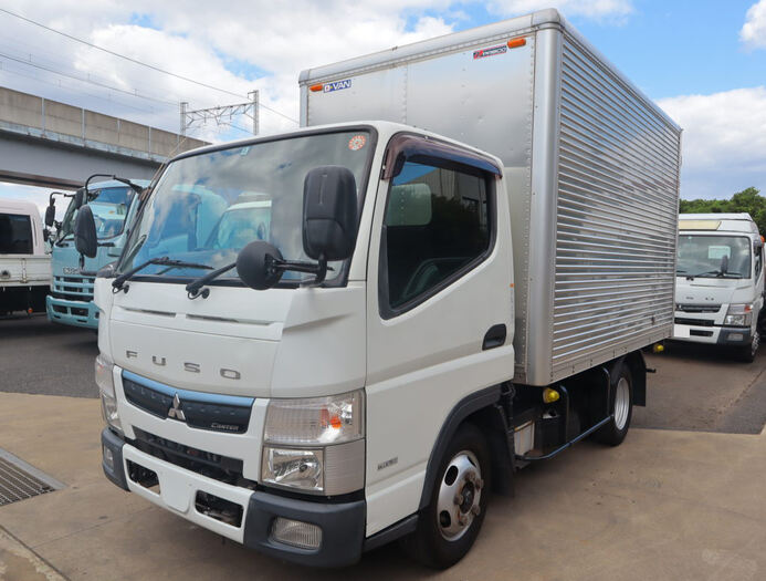 三菱 キャンター 小型 アルミバン TPG-FBA20 H29|画像1