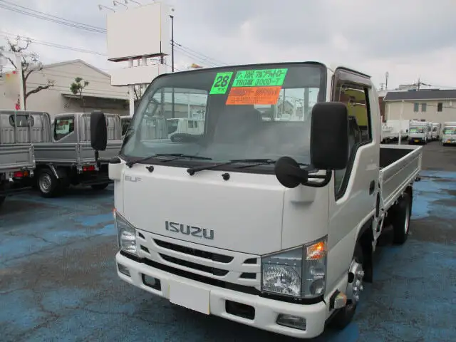 いすゞ エルフ 小型 平ボディ TRG-NJR85A H28の中古トラック画像1