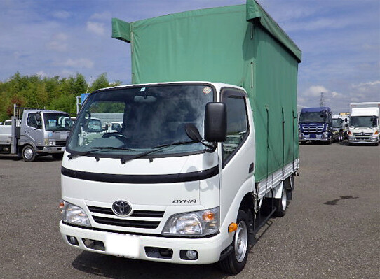トヨタ ダイナ 小型 平ボディ 幌 QDF-KDY231|画像1