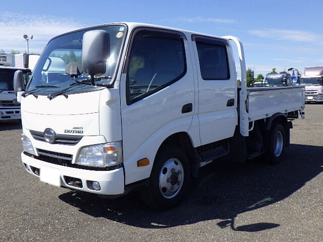 日野 デュトロ 小型 平ボディ Wキャブ TKG-XZU685M|画像1