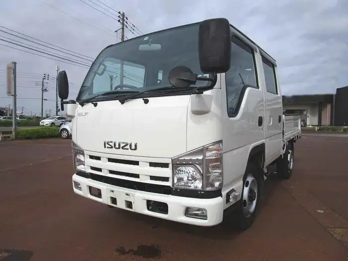 いすゞ エルフ 小型 平ボディ Wキャブ TKG-NHS85Aの中古トラック画像1