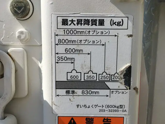 いすゞ エルフ 小型 平ボディ パワーゲート TRG-NJR85Aの中古トラック画像8