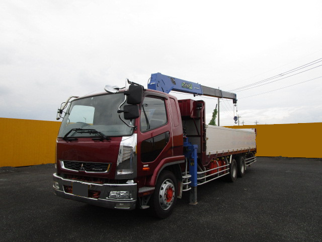 三菱 ファイター 中型/増トン クレーン付 ワイド QDG-FQ62F