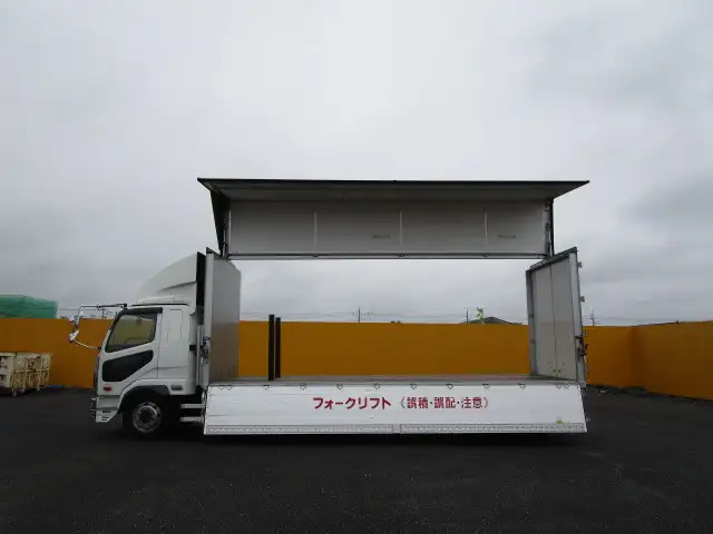 三菱 ファイター 中型/増トン ウイング エアサス ベッドの中古トラック画像5