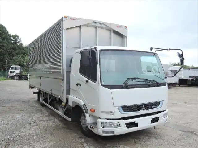 三菱 ファイター 中型/増トン ウイング エアサス ベッドの中古トラック画像2