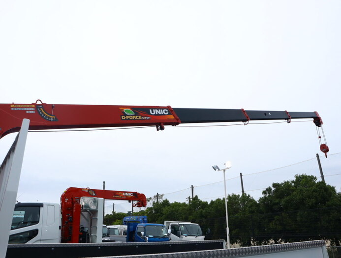 三菱 キャンター 小型 車輌重機運搬 4段クレーン ラジコン|画像9